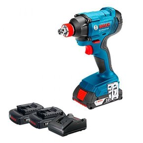 Chave De Impacto À Bateria Gdx 180-Li Com 2 Baterias, 1 Carregador E Maleta - Bosch  06019G52E0