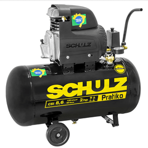 Compressor De Ar Csi8,6/25L 2Cv Pratic Air 127V Schulz 91504210