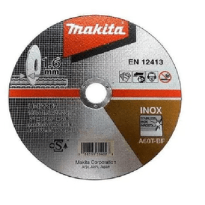 Disco Abrasivo De Corte Inox Makita 180Mm X 1,6Mm X 22,23Mm Makita B-64602