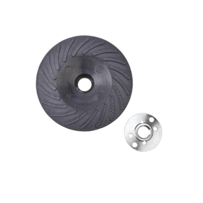 Disco De Borracha 4 1/2 Com Flange Semi Rígido Estriado Dewalt Dabp4Srm14