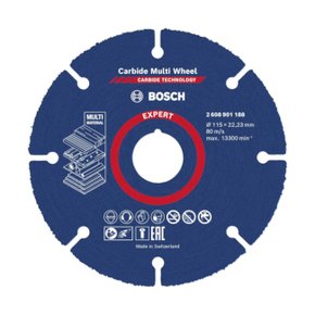 Disco De Corte Expert Multimaterial 115 X 22,23Mm Bosch 2608901188