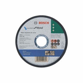 Disco De Corte Para Metal 4.1/2" 1Mm 13300Rpm Standard Bosch 2608619383