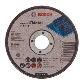 Disco De Corte Para Metal 115X3,0Mm - Bosch  2608600510
