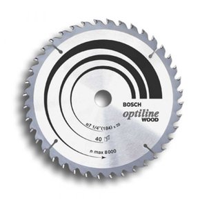 Disco De Serra Circular  184Mm 40 Dentes- Bosch 2608640853