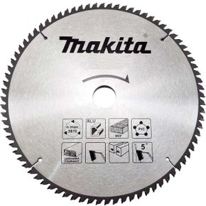 Disco Lâmina De Serra Circular 7 1/4" Multimaterial Alumínio Madeira Plástico 60 Dentes Makita D63622