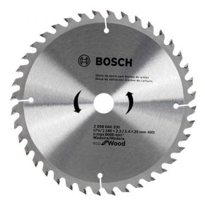 Disco De Serra Circular Ecoline 184Mm 7 1/4" - Bosch  2608644330