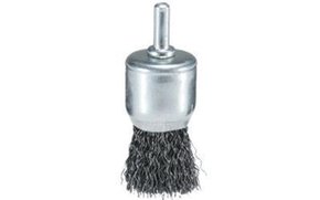 Escova De Aço Tipo Pincel 25Mm Haste 6,0Mm D40026