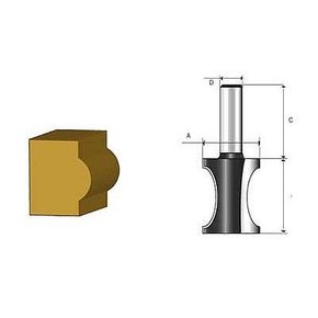 Fresa Dupla Para Moldura Guarniçao Com Rolamento Ht D02749