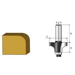 Fresa Cantoneira Dupla Com Rolamento Makita D09422
