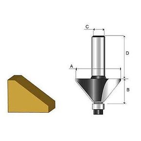 Fresa Para Chanfro Com Rolamento 6Mm Makita D09488