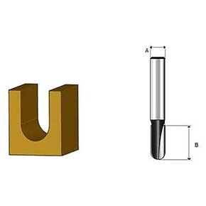Fresa Paralela Dupla Com Ponta Perfurante 6Mm Makita D09329