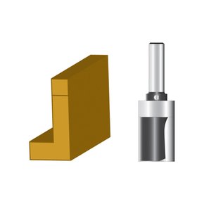 Fresa Paralela Dupla Com Rolamento Ht 1/2 Pol Makita D02054