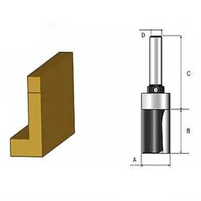 Fresa Paralela Dupla Com Rolamento Ht D02076