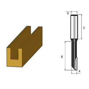 Fresa Simples Para Abertura De Canal Reto D01965