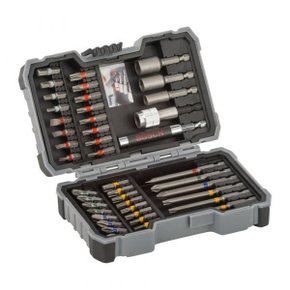 Kit De Pontas E Soquetes Para Parafusar Com 43 Unidades - Bosch  2607017164