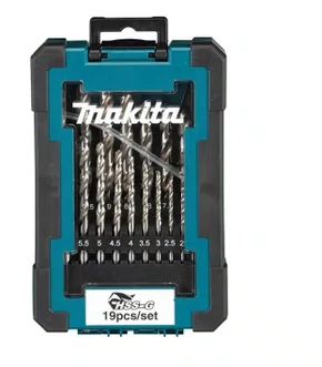 Jogo de Brocas HSS para Metal com 19 Peças MAKITA-D-67549