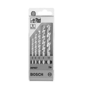 Jogo 5 Brocas Para Alvenaria 4, 5, 6, 8, E 10Mm Bosch 2608590090