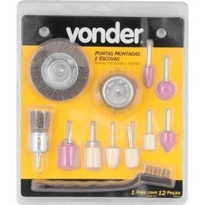 Jogo De Pontas Montadas E Escovas - Vonder 1250120000