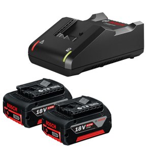 Kit 2 Baterias 18V 4,0Ah  + Carregador Gal 18V-40Br Bosch 1600A02Rm8