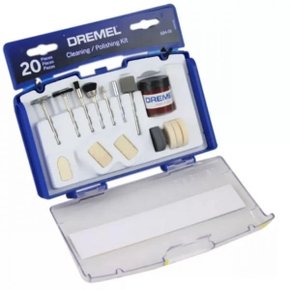 Kit 20 Acessórios Micro Retífica Limpar E Polir Dremel 26150726Aa