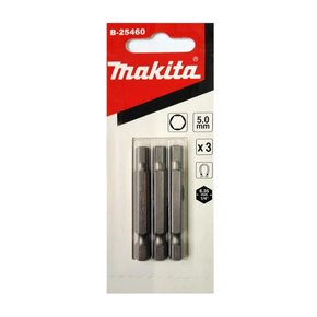 Kit 3 Bits Allen Longo 5Mm X 50Mm Makita B25460