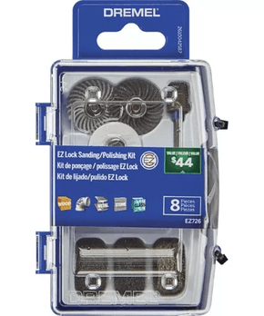Kit 8 Acessórios Ez726 Micro Retifica Lixar E Polir Dremel 2615E726Aa