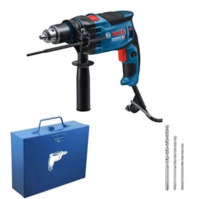 Combo Furadeira de Impacto Bosch GSB 16 RE 850W 127V + Maleta Metálica Fercar + Jogo 3 Brocas Pedra e Concreto Bosch CYL-1 (5,6,8)