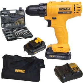 Kit Parafusadeira Furadeira 3/8 12V+ 109 Peças - Dewalt Dcd700C2Abr