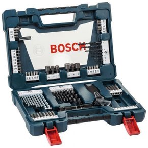 Kit De Pontas E Brocas Em Titânio Bosch V-Line 83 Peças