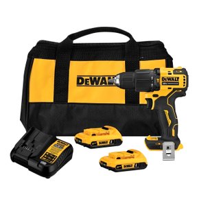 Parafusadeira e Furadeira de Impacto a Bateria  1/2" 20V Dewalt DCD709D2BR Parafusadeira e Furadeira de Impacto a Bateria  1/2" 20V Dewalt DCD709D2BR