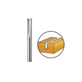 Ponta Fresa Reta Hss Dremel 650 3,2Mm (1/8) Para Madeira 2615000650