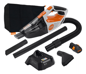 Aspirador Portátil Stihl Sea 20 10,8 V c/ Bateria E Carregador Cor Branco/Laranja 220V