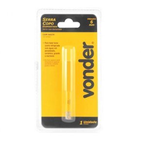 Serra Copo Diamantada Com Haste 6 Mm - Vonder 3617100006