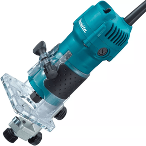 Tupia Makita 530W 220V + Pinça 6Mm C/ Base Regulável 3709