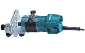 Tupia Makita 3709P 1/4 6Mm 530W Para Laminados Com Jogo 3 Fresas 110V 3709P1