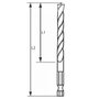Broca Aço Rápido Para Metal Hss-G 1,5Mm - Bosch  2608595050