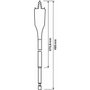 Broca Cyl-9 Multiconstruction 5 X 50 X 85 Mm - Bosch  2608596051