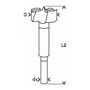 Broca Para Madeira Fresadora Forstner 12Mm- Bosch 2608597101