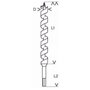 Broca Para Madeira Serpentina 11Mm 1/4"- Bosch 2608597625