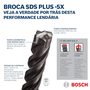 Broca Sds-Plus 5X 6,5Mm X 250Mm X 310Mm Bosch 2608836614