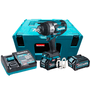 Chave De Impacto 3/4" 1800Nm 40V Com 2 Baterias 2.5Ah Carregador Bivolt E Maleta Tw001Gd201 Makita