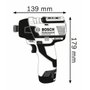 Chave De Impacto Bosch Gdr 12V-110 Professional Á Bateria - Sem Bateria Sem Carregador 06019E0002