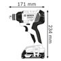 Chave De Impacto Solo A Bateria 18V Gdx 180-Li Bosch 06019G5225