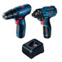 Combo Chave De Impacto Gdr 120-Li À Bateria + Furadeira/Parafusadeira De Impacto À Bateria Gsb 120-Li - Bosch 06019G81E3