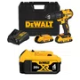 Combo Furadeira/Parafusadeira Dewalt 20V DCD7781D2 com 2 baterias 2Ah, carregador bivolt e bateria extra 4.0Ah