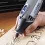 Combo Pague Menos Dremel Micro Retífica 4000 Solo + Guia Lixar E Desbastar 576 + Ponta 932 Parale Óxidoalum 3/8"