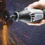 Combo Pague Menos Dremel Micro Retífica 4000 Solo + Guia Para Cortes Tupia 335 + Fresa 615 Para Borda 1/8"