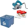 Combo Serra Mármore Makita 220V 1300W Com 2 Discos 4100NH3ZX2 + Maleta Metálica Fercar R12