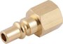 Conector Fêmea Rosca 1/4'' X 1/4'' - Aço Carbono - Vonder 5114414001