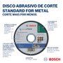 Disco De Corte Para Metal 4.1/2" 1Mm 13300Rpm Standard Bosch 2608619383